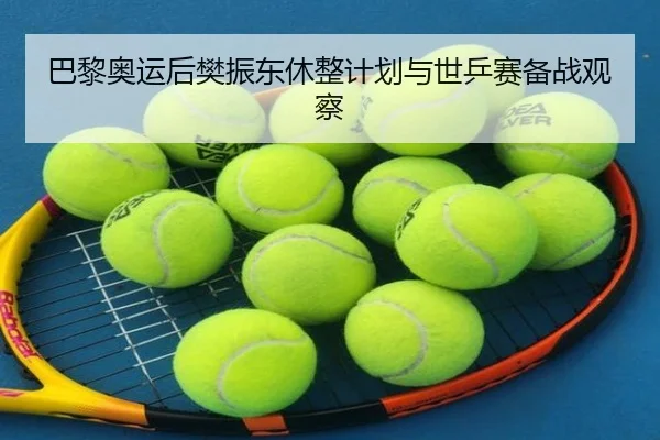 巴黎奥运后樊振东休整计划与世乒赛备战观察